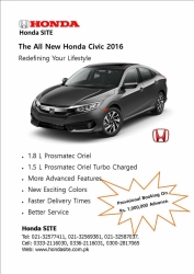 Car Honda Civic 2016 Karachi