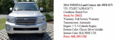 Toyota Land cruiser 2013